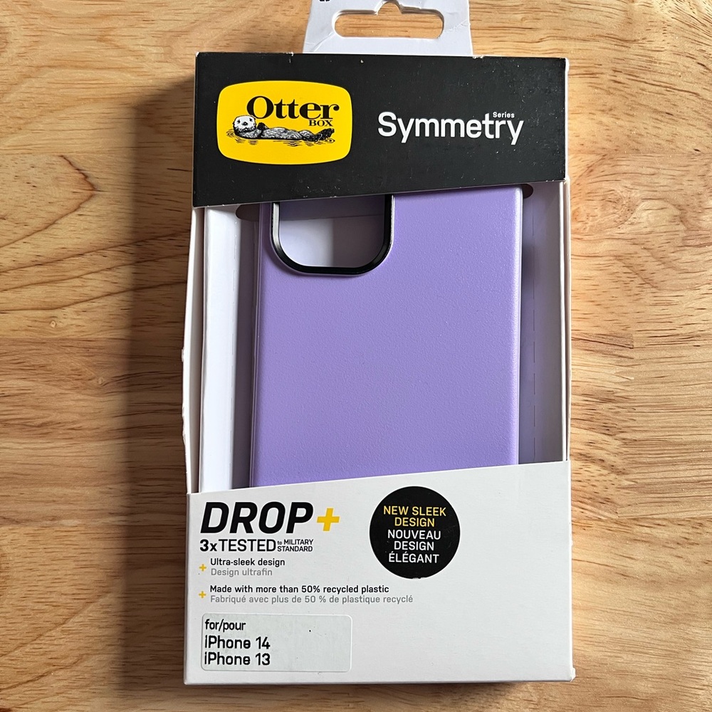 OtterBox Symmetry Series Case for iPhone 14/13 - Purple